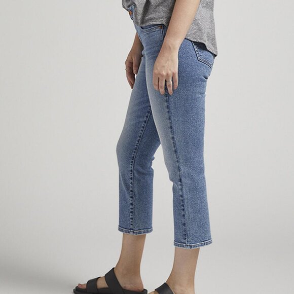 NWT Jag Maya Mid Rise Capri In Del Mar - Picture 2 of 6